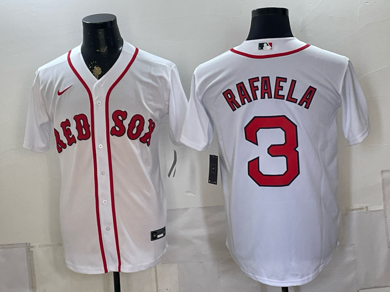 2026 Men Boston Red Sox #3 Rafaela white Nike MLB Jersey 0823004